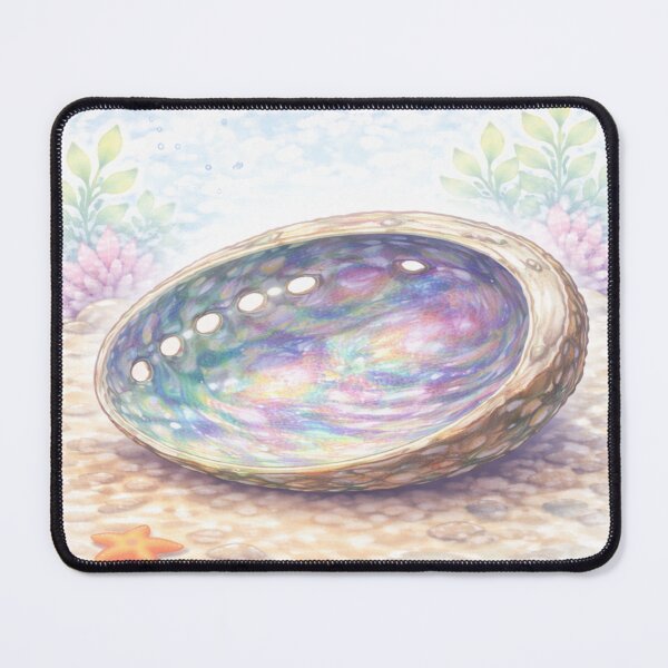 Item preview, Coastal Abalone Shell – Soft Watercolour Illustration designed and sold by inspired-works.