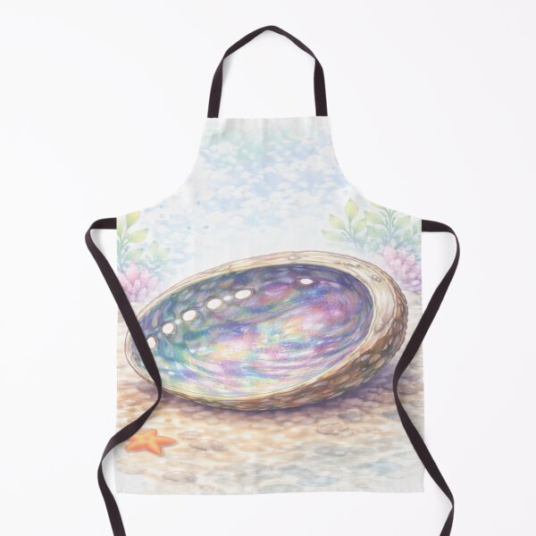 Item preview, Coastal Abalone Shell – Soft Watercolour Illustration designed and sold by inspired-works.