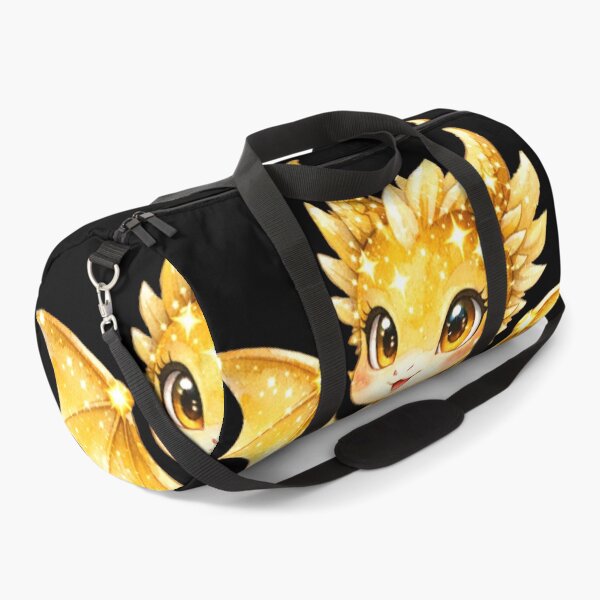 Item preview, Solari the Star Dragon - Sweet Adorable Golden Fantasy Dragon Illustration designed and sold by inspired-works.