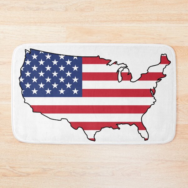 Item preview, American Flag USA Map designed and sold by Marshallamoakohene.