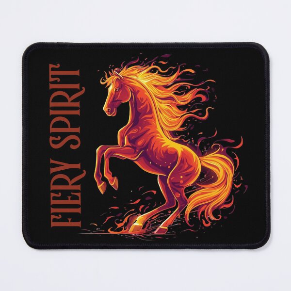 Item preview, Fiery Spirit Wild Horse designed and sold by EmpoweredEchoesSpirit.