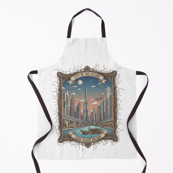 Item preview, Dubai Desert Dreams: Futuristic City of the Future Art designed and sold by Gurjeetpixelart.