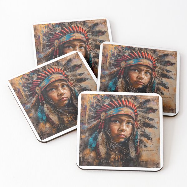Item preview, Native American Woman Warrior designed and sold by Studio2660.