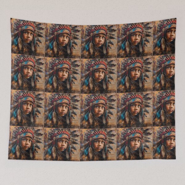 Item preview, Native American Woman Warrior designed and sold by Studio2660.