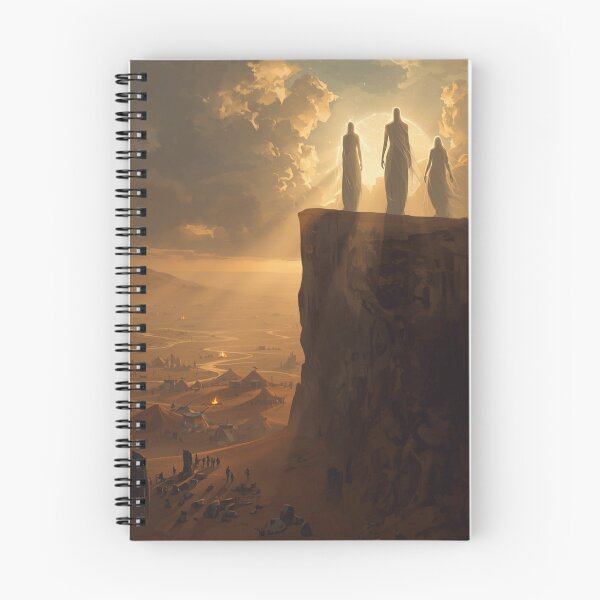 Item preview, The First Walkers |  Mythic Elder Gods Overlooking the Dawn of Humanity | Epic Ancient Fantasy Art designed and sold by Element Horizon Studio.