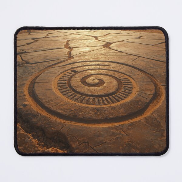 Item preview, The First Sigil Ancient Spiral Symbol Carved in Stone | Mythic Fantasy Relic Art designed and sold by Element Horizon Studio.