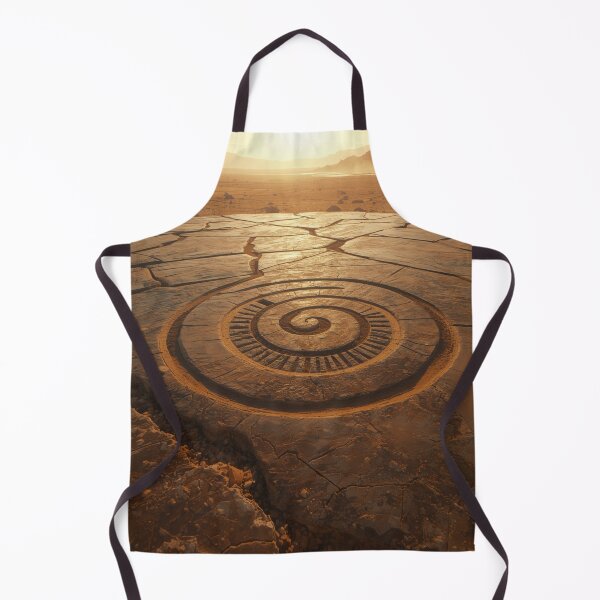 Item preview, The First Sigil Ancient Spiral Symbol Carved in Stone | Mythic Fantasy Relic Art designed and sold by Element Horizon Studio.