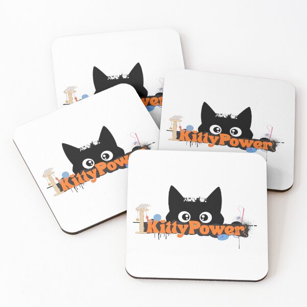 Artikelvorschau, Kitty Power – Mutige und witzige Katzenkunst für Katzenliebhaber entworfen und verkauft von Whiskered Garden Studio.