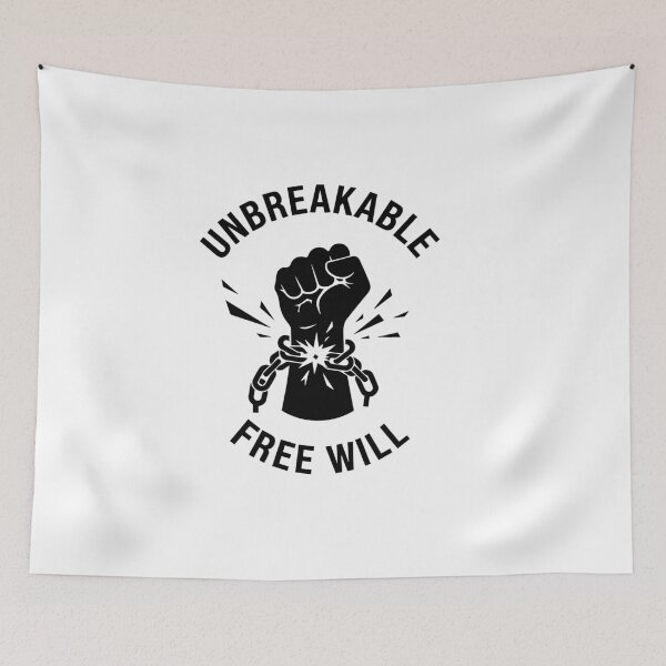 Item preview, Unbreakable Free Will – Black‑Only Fist & Broken Chain designed and sold by KARTICK DUTTA.