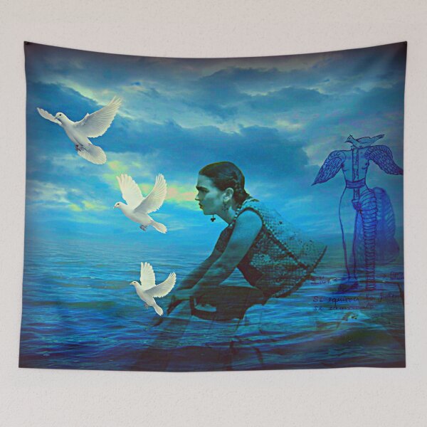 Item preview, Frida Kahlo Flight of the Little Dove designed and sold by FridaArtGallery.