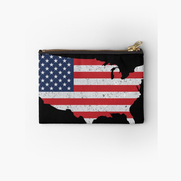 Item preview, Vintage American Flag USA Map designed and sold by MarshallStickerX.