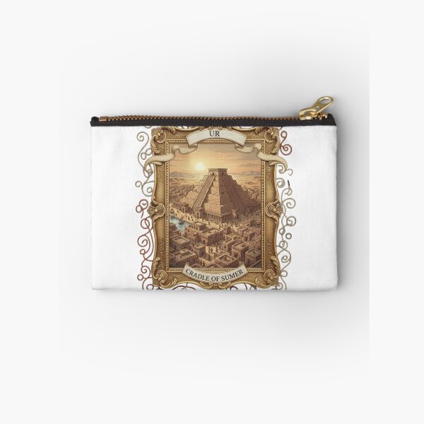 Item preview, Ur Cradle of Sumer: Ancient Mesopotamian Ziggurat Art designed and sold by Gurjeetpixelart.