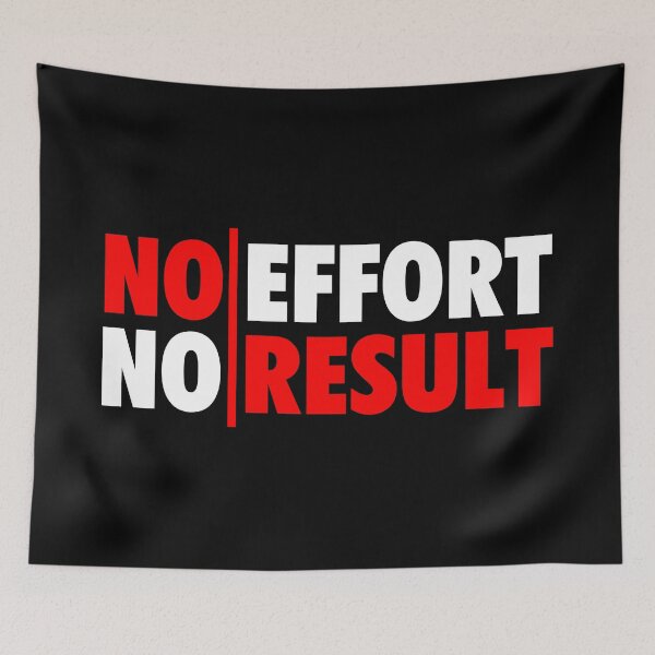 Item preview, No Effort No Result designed and sold by Tee4Daily.