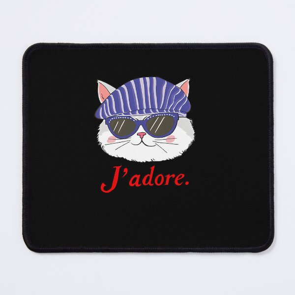 Item preview, Chic French Cat — “J’adore” Feline Style designed and sold by dedvuqpah26.
