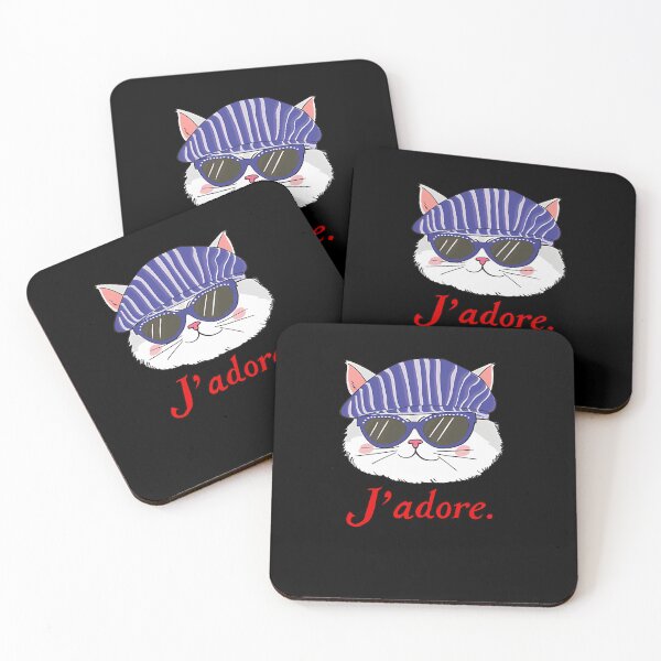 Item preview, Chic French Cat — “J’adore” Feline Style designed and sold by dedvuqpah26.