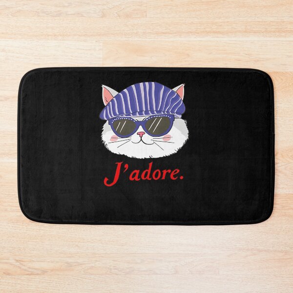 Item preview, Chic French Cat — “J’adore” Feline Style designed and sold by dedvuqpah26.