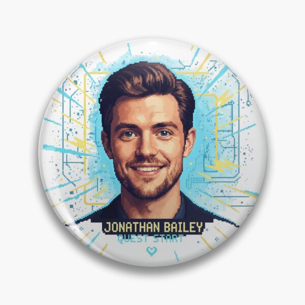 Item preview, Jonathan Bailey Pixel Art - 8-Bit Quest Start Edition ​The Jonathan Bailey NPC - Retro Video Game Quest designed and sold by Gurjeetpixelart.