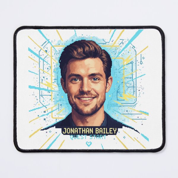 Item preview, Jonathan Bailey Pixel Art - 8-Bit Quest Start Edition ​The Jonathan Bailey NPC - Retro Video Game Quest designed and sold by Gurjeetpixelart.