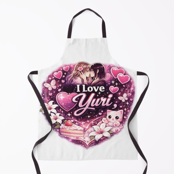 Item preview, I Love Yuri | Kawaii Girls’ Love Anime Aesthetic Design designed and sold by Item Geeks.