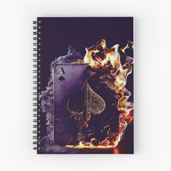 Item preview, Ace of Spades on Fire designed and sold by NightRaida.