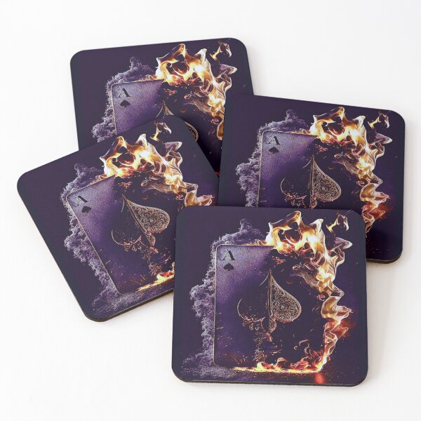 Item preview, Ace of Spades on Fire designed and sold by NightRaida.