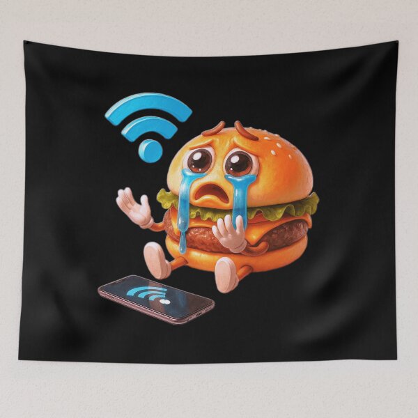 Item preview, Italian Brainrot Meme - Burger Hotspot designed and sold by The Art by Rossouw.