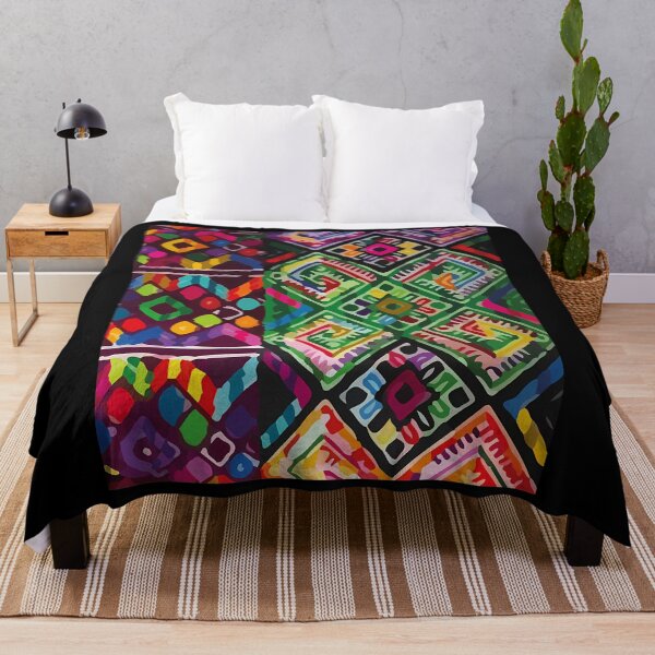 Item preview, Vibrant Colorful Naive Folk Pattern designed and sold by dedvuqpah26.