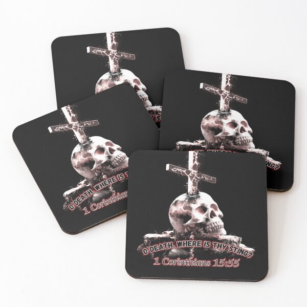 Item preview, Death Overcome (BW) designed and sold by Tripp Art Studio.
