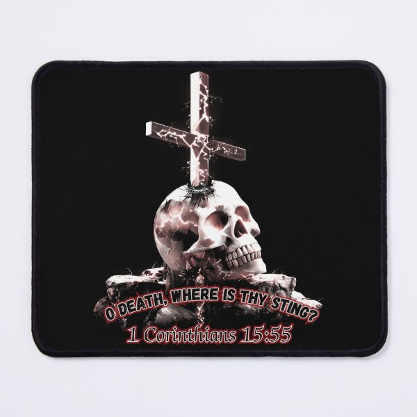 Item preview, Death Overcome (BW) designed and sold by Tripp Art Studio.