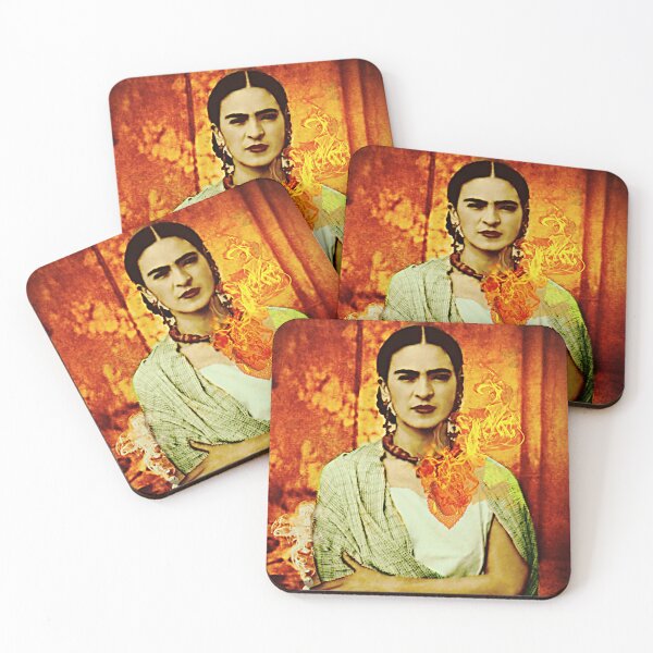 Item preview, Frida Kahlo Flaming Heart designed and sold by FridaArtGallery.