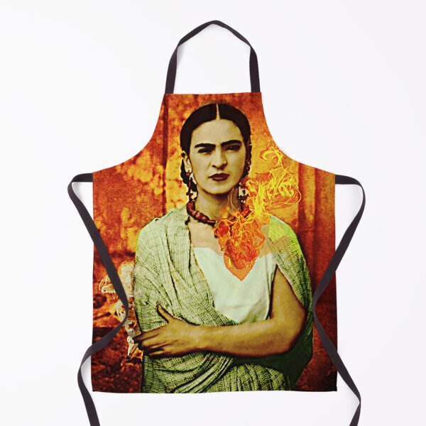 Item preview, Frida Kahlo Flaming Heart designed and sold by FridaArtGallery.