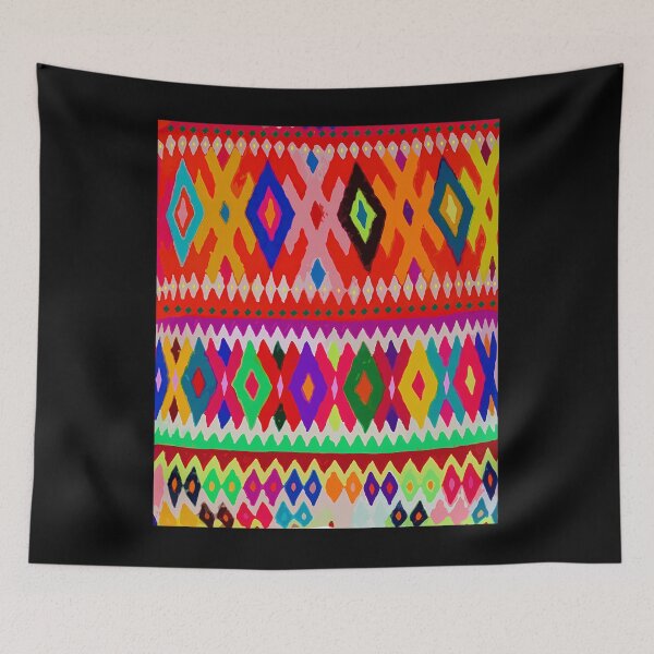 Item preview, Vibrant Multicolor Rhombus Embroidery designed and sold by dedvuqpah26.