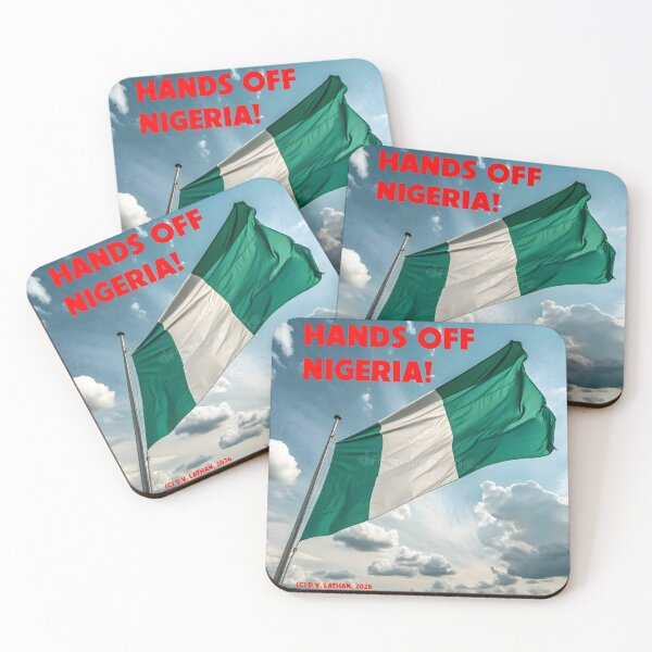 Item preview, Hands Off Nigeria! designed and sold by Radicomics.
