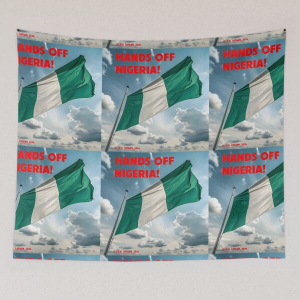 Item preview, Hands Off Nigeria! designed and sold by Radicomics.