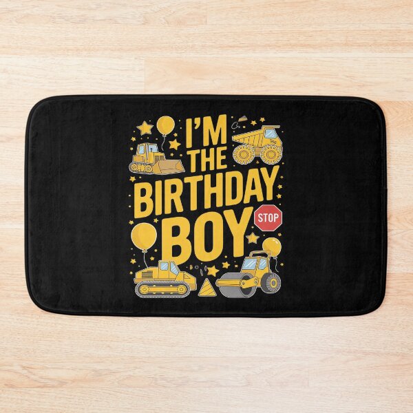 Item preview, I'm The Birthday Boy Matching Construction Theme Bday Kids 1  designed and sold by FadeOfThrone.