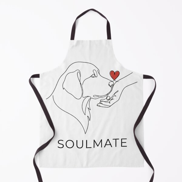 Item preview, Dog Soulmate Line Art – Minimalist Pet Love One Line Drawing Valentine Gift designed and sold by Luminari Creations.