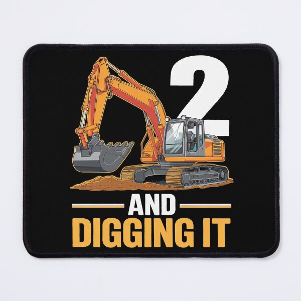 Item preview, I'm Two 2 Year Old 2nd Birthday Boy Excavator Construction 1 designed and sold by FadeOfThrone.