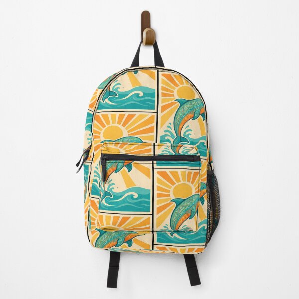 Item preview, Boho Dolphin Leaping Over Waves designed and sold by dedvuqpah26.