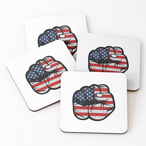 Item preview, Vintage American Flag Fist  designed and sold by Marshallamoakohene.