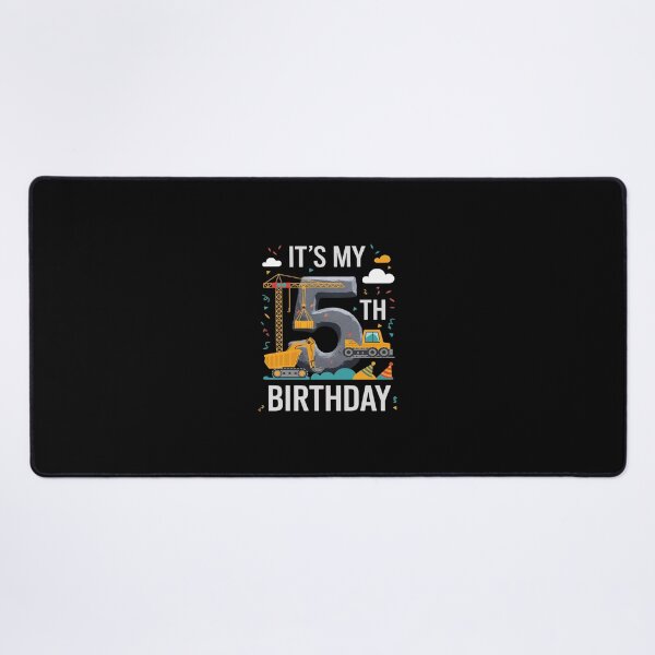 Item preview, It's My 5th Birthday Boys Construction Excavator 5 Years Old designed and sold by SyntaxClaw.