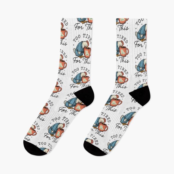 Item preview, Too Tired For This ,Chicken - Funny Coffee Lover Tee - Sarcastic Morning Person Gift designed and sold by ChameraDesign.