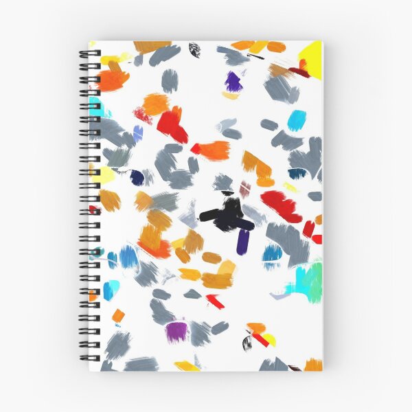 Item preview, Splashes of Color on a White Background designed and sold by Poetic Patterns Studio.