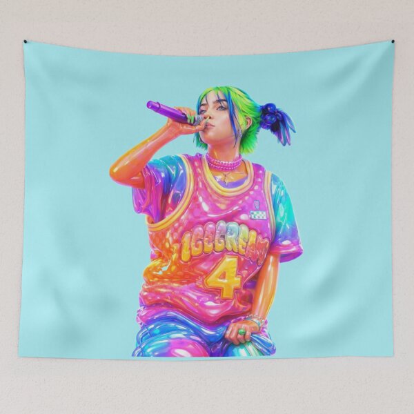 Artikelvorschau, Billie Eilish entworfen und verkauft von The Art by Rossouw.