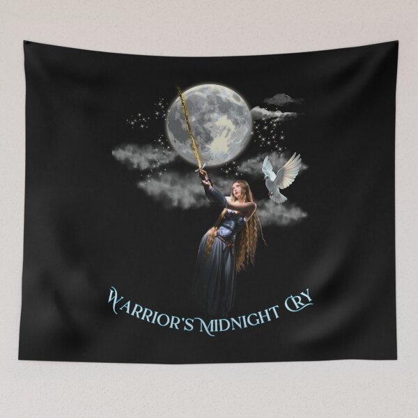 Item preview, The Warrior's Midnight Cry designed and sold by Tripp Art Studio.