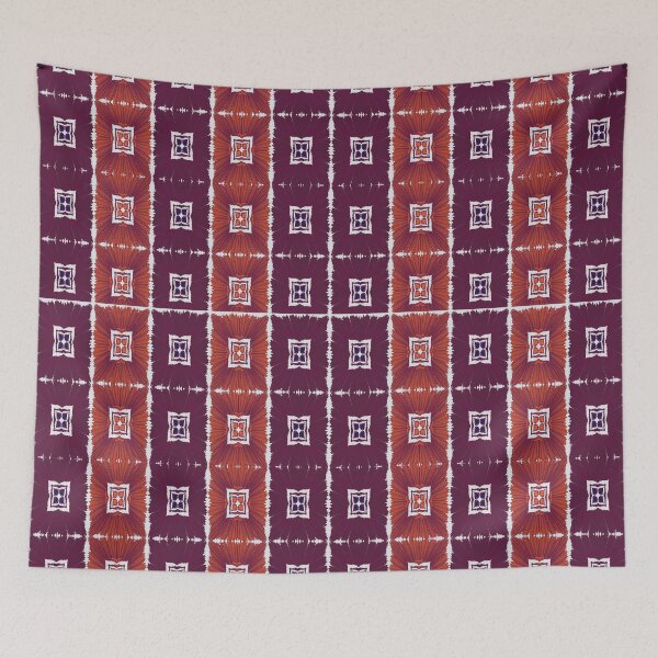 Item preview, : Royal Thai Silk Heritage Geometric Pattern designed and sold by OIL Pattern Design .