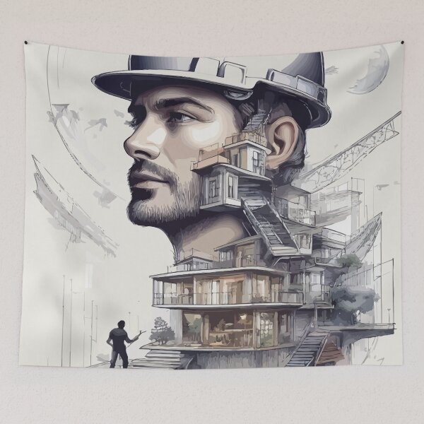 Item preview, Architecture of Imagination designed and sold by bb-15artstudio.
