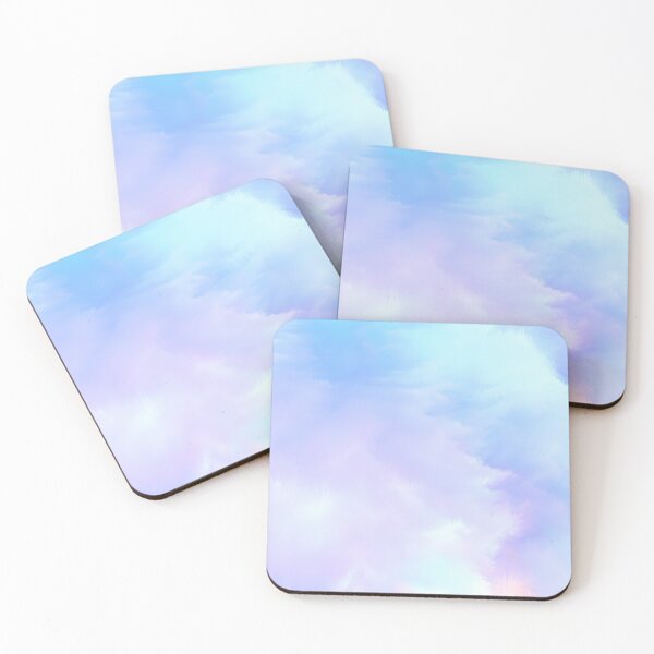 Item preview, Abstract Cerulean–Indigo–Magenta Watercolor Ink Wash Full-Bleed Background designed and sold by EtherealFlutter.