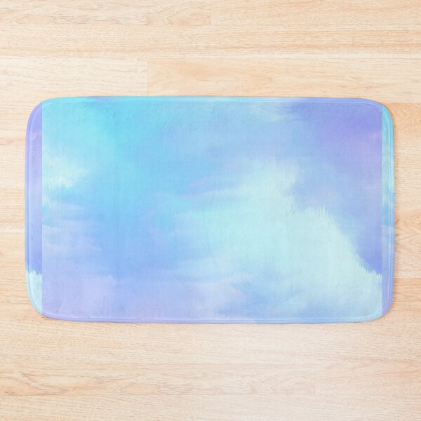Item preview, Abstract Cerulean–Indigo–Magenta Watercolor Ink Wash Full-Bleed Background designed and sold by EtherealFlutter.