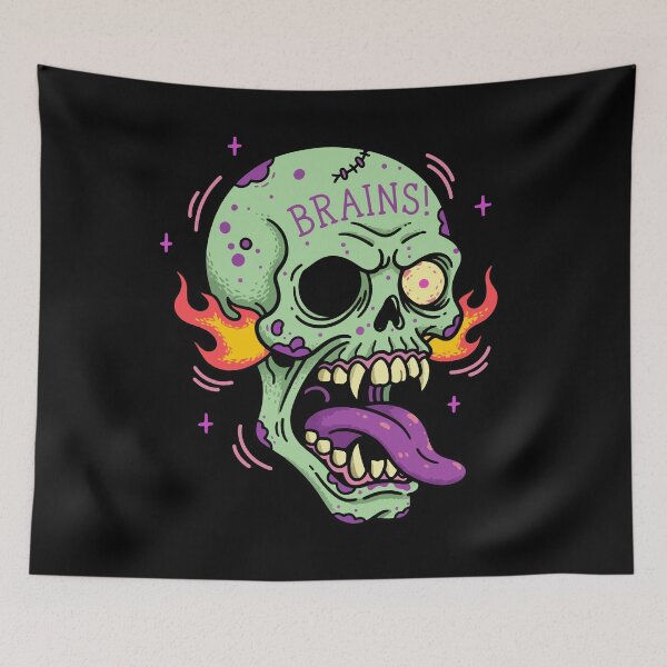 Item preview, Flaming Zombie Hunger designed and sold by Ikibrai.