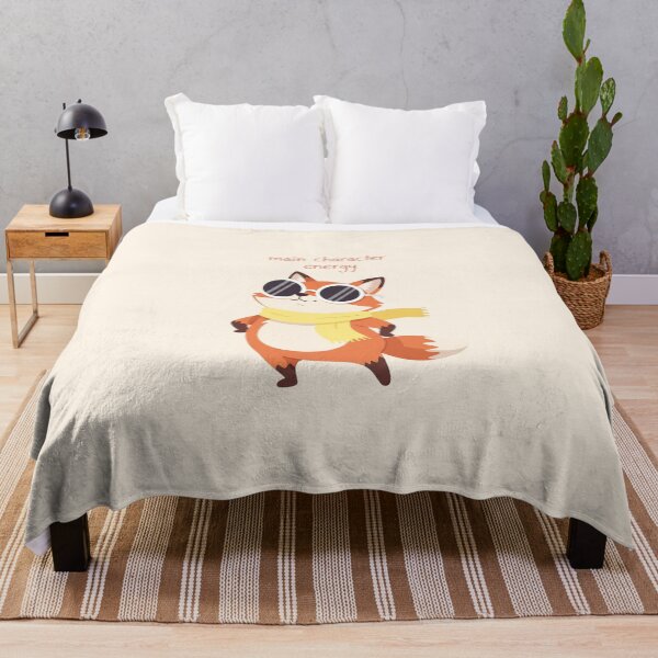 Item preview, Pastel Fox Main Character Energy Cute Relatable Meme designed and sold by Moon's Arts.